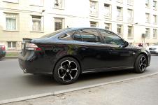 Saab 9-3 на дисках Oxigin вид сзади